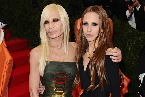 donatella versace creazioni|donatella versace figlia.